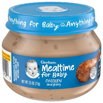 Gerber Mealtime for Baby 2nd Foods, Chicken and Gravy