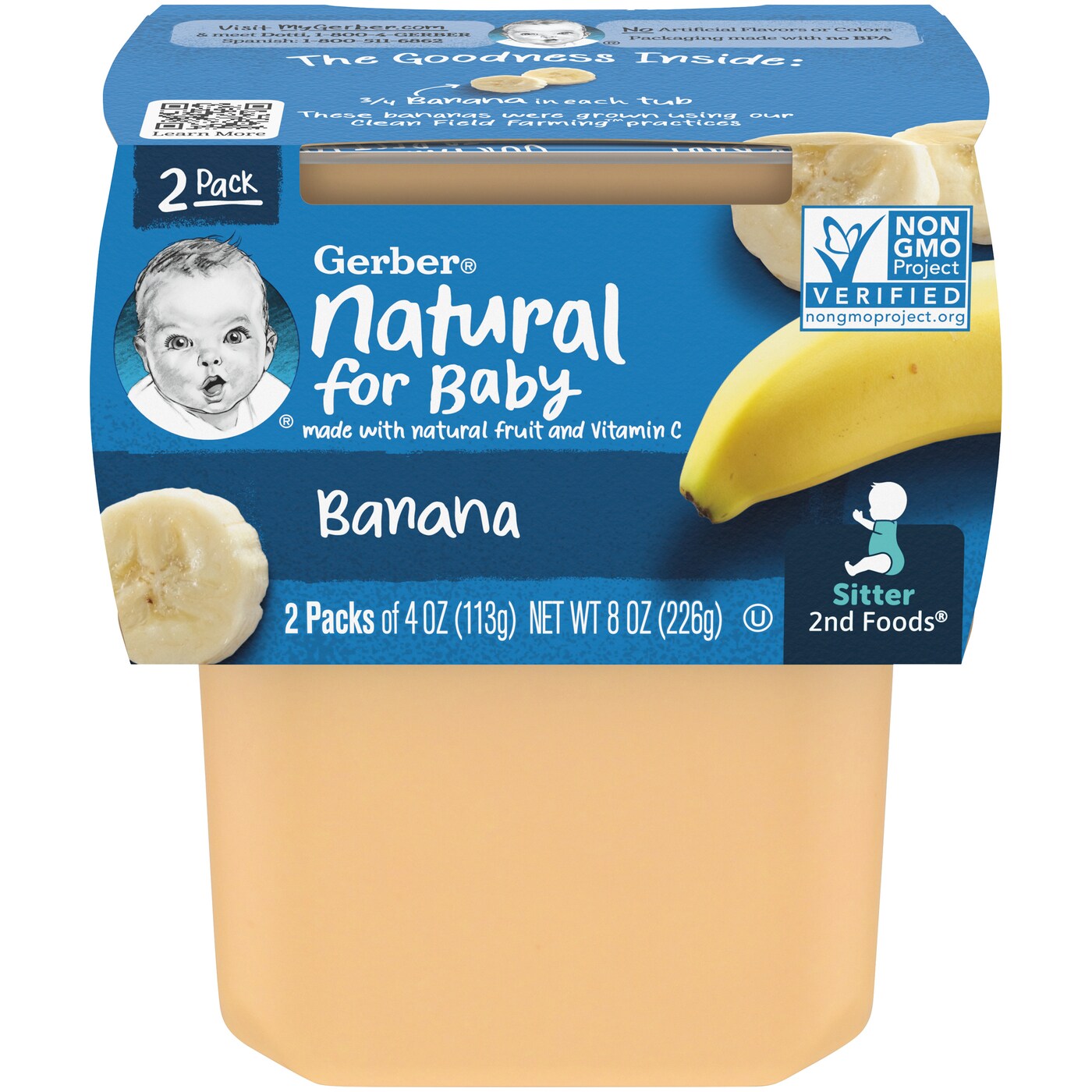 Gerber Natural for Baby 2nd Foods, Banana