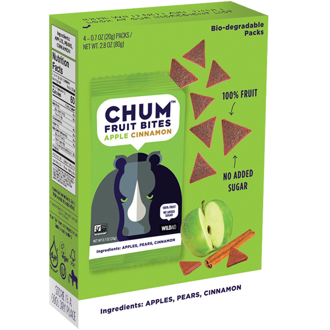 Chum Fruit Bites, Apple Cinnamon