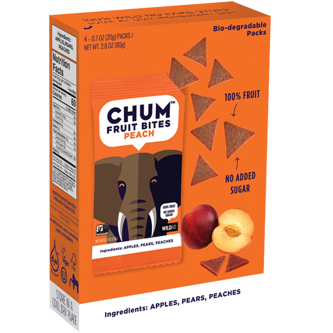 Chum Fruit Bites, Peach