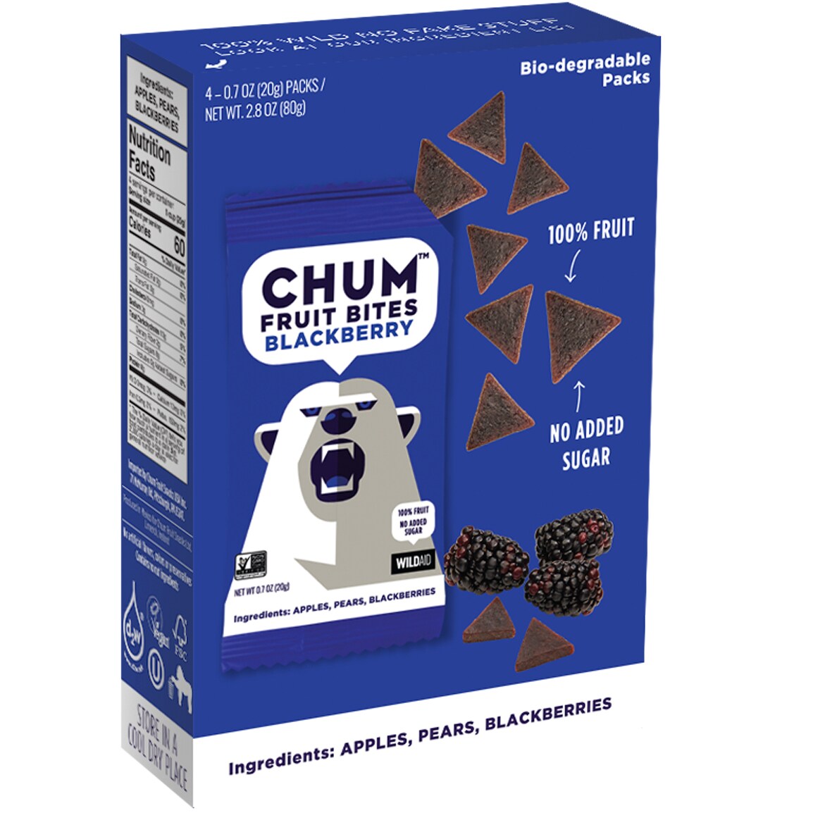 Chum Fruit Bites, Blackberry