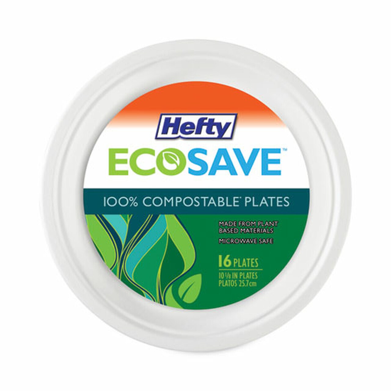 Hefty EcoSave 100% Compostable Plates