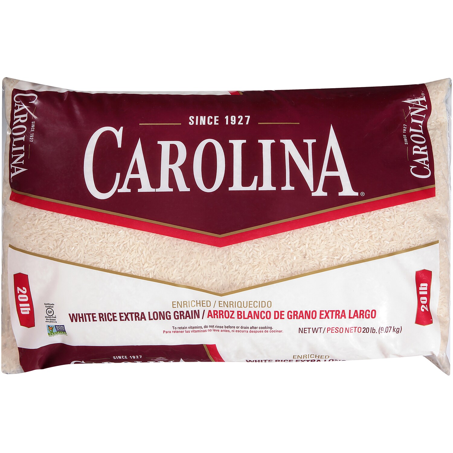 Carolina Extra Long Grain White Rice, 20lb FreshDirect