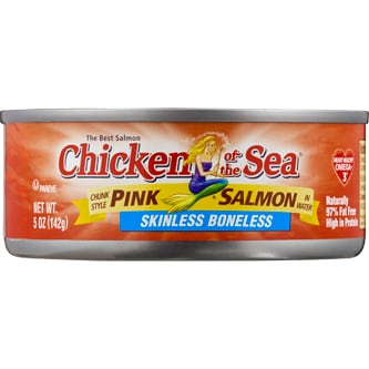 Chicken of the Sea Skinless Boneless Chunk Style Pink Salmon in Water 