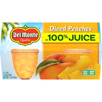 Del Monte Diced Peaches in Juice