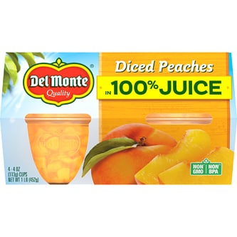Del Monte Diced Peaches in Juice