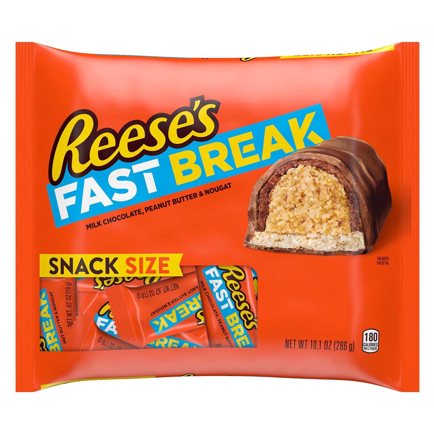 Reese's Peanut Butter Fast Break Bars, Snack Size