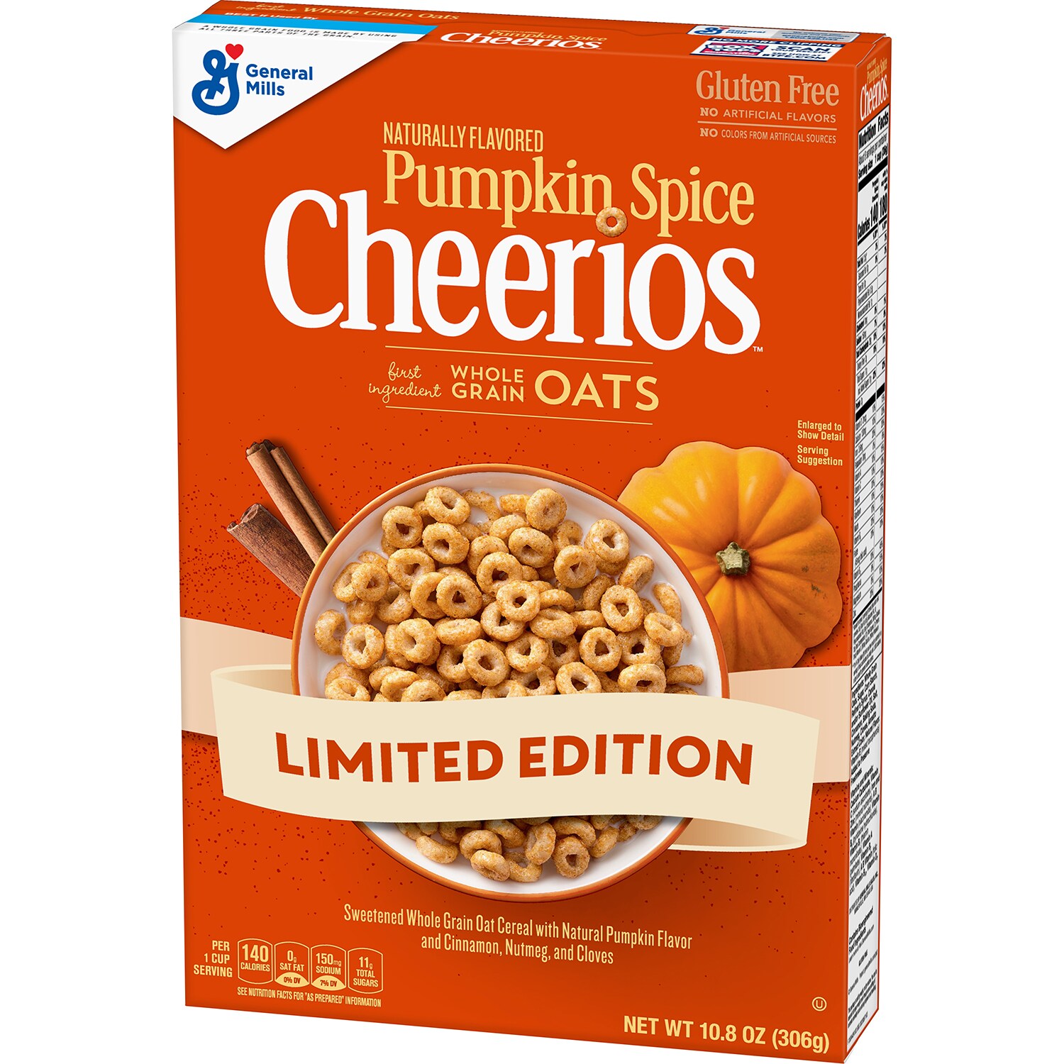 General Mills Cheerios Cereal, Pumpkin Spice