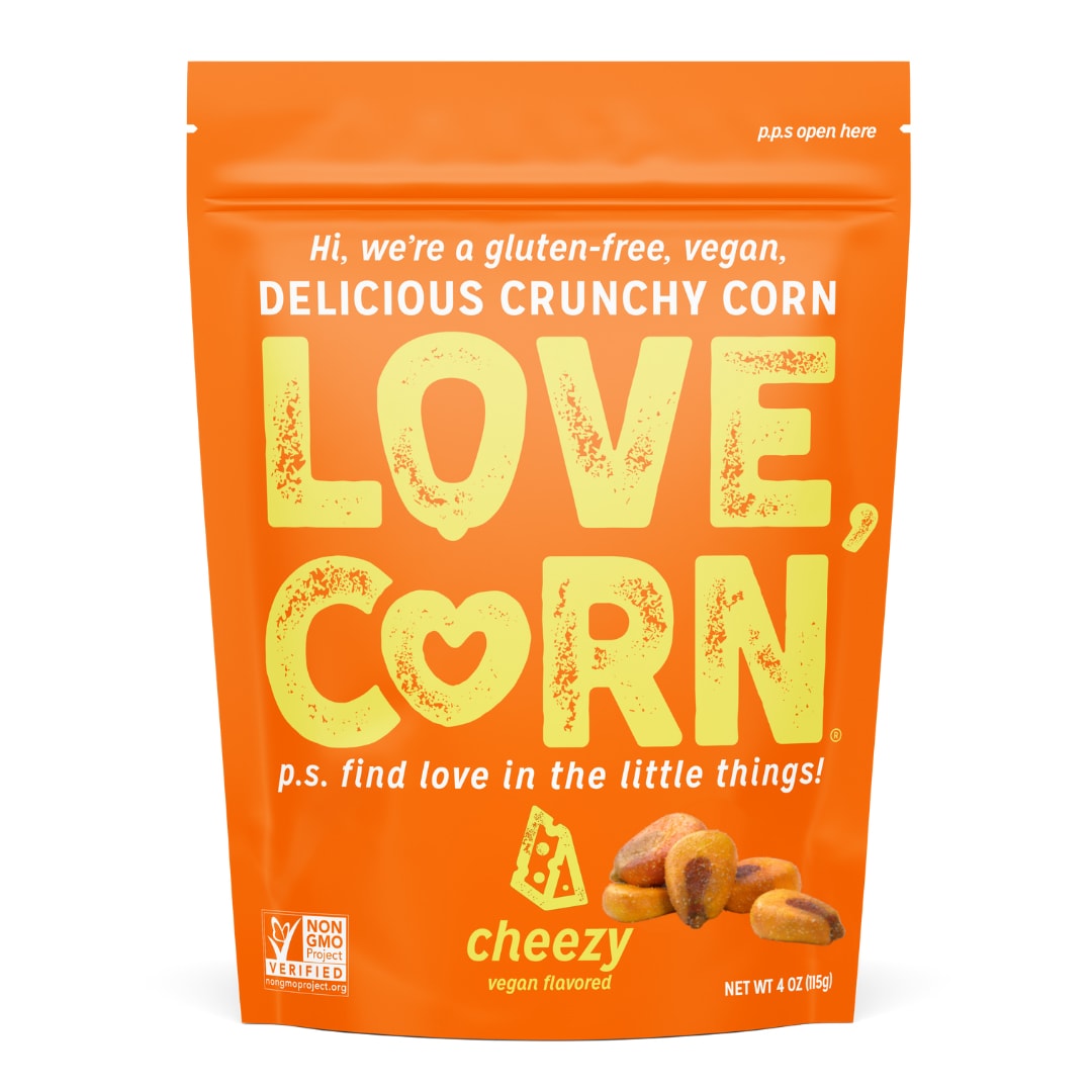 LOVE CORN Crunchy Corn, Cheezy