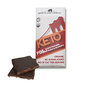 Brooklyn Born PB&J Dark Chocolate Keto Bar