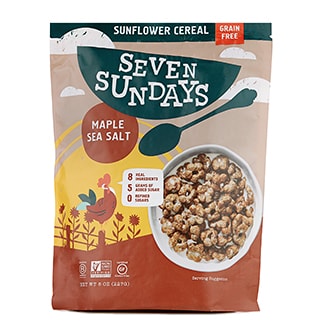 Seven Sundays Grain Free Sunflower Cereal, Maple Sea Salt