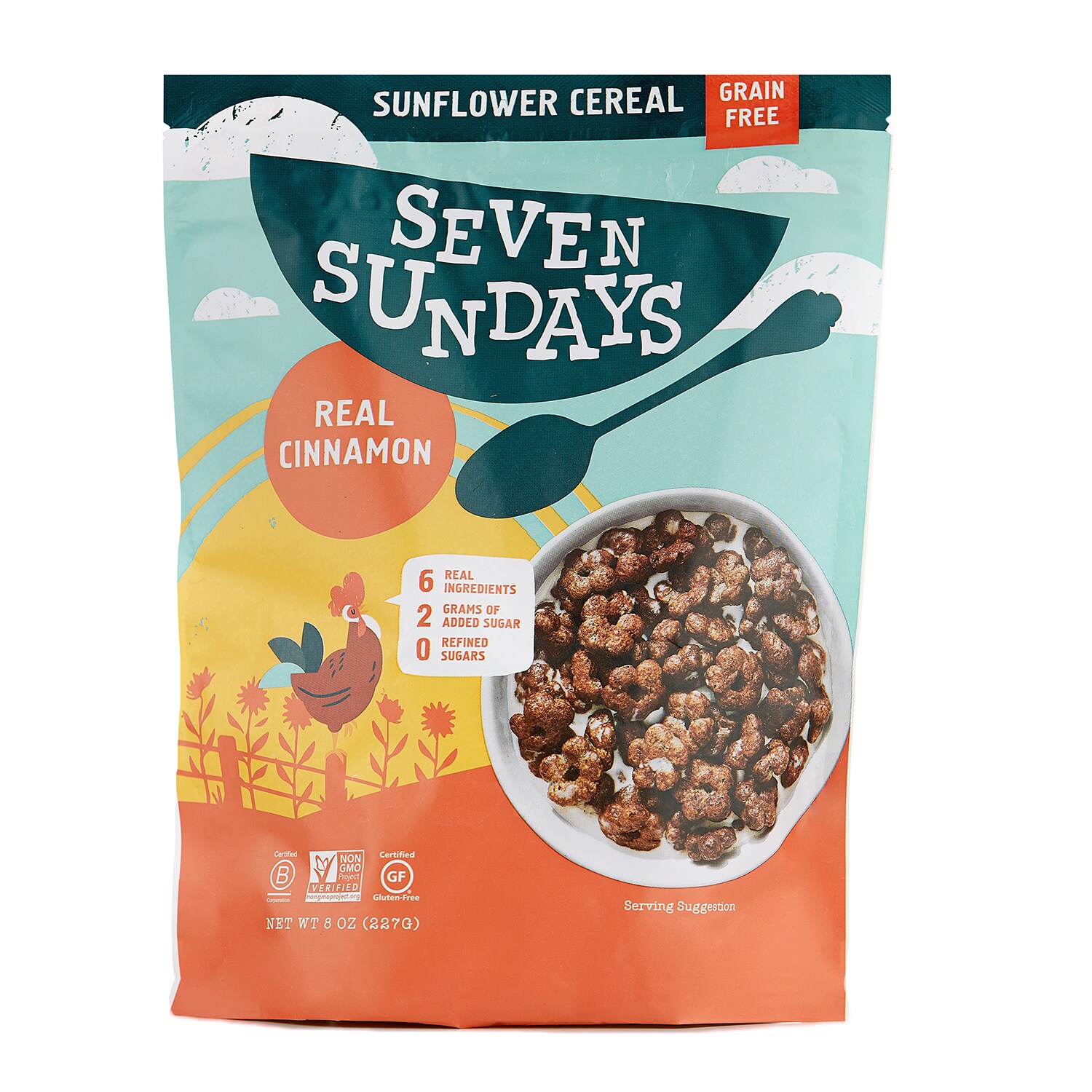 Seven Sundays Grain Free Sunflower Cereal, Real Cinnamon