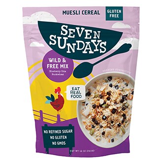 Seven Sundays Gluten Free Muesli Cereal, Wild & Free