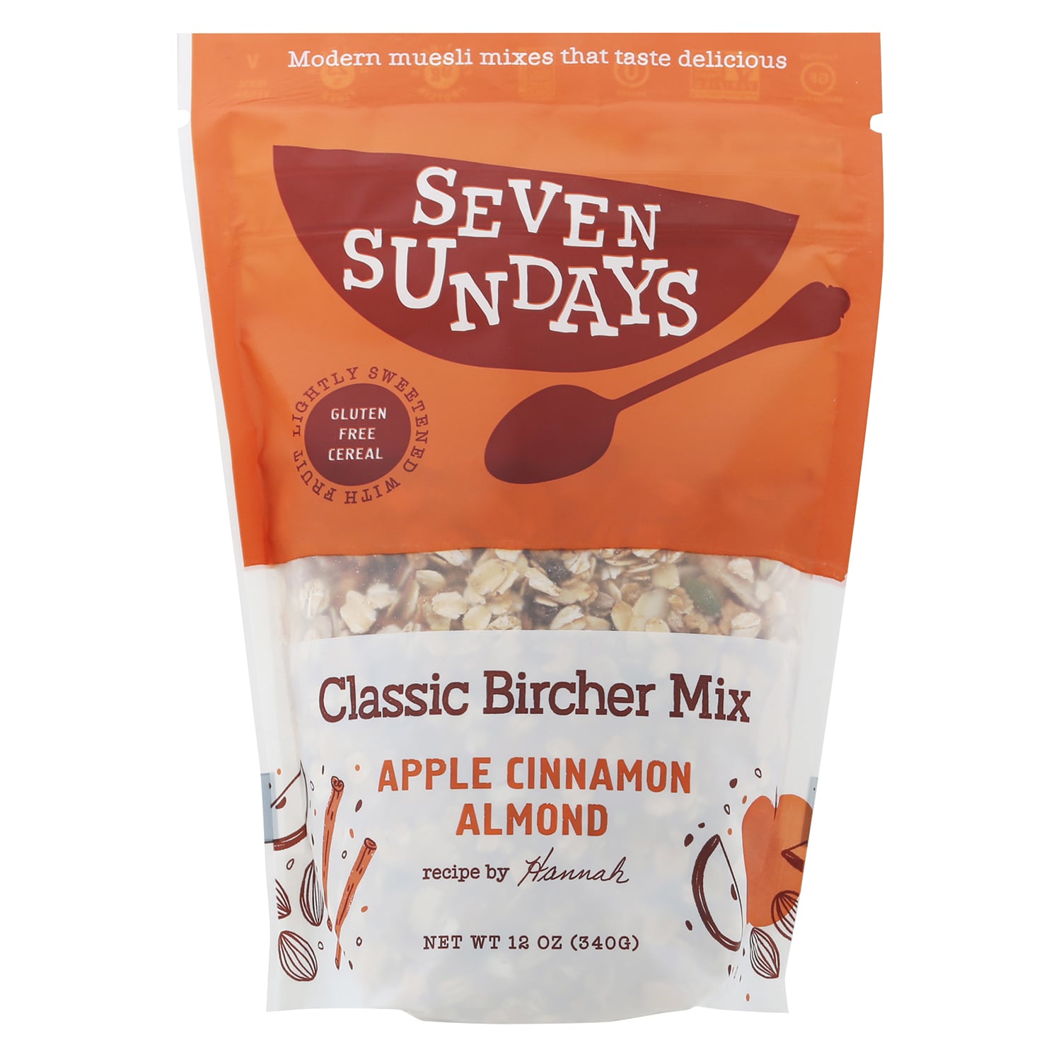 Seven Sundays Gluten Free Muesli Cereal, Classic Bircher Mix