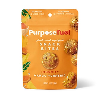 Purposefuel Snack Bites, Mango Turmeric