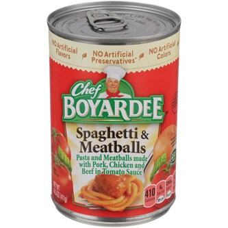 Chef Boyardee Spaghetti and Meatballs