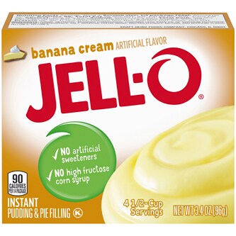 Jell-O Instant Pudding & Pie Filling, Banana Cream