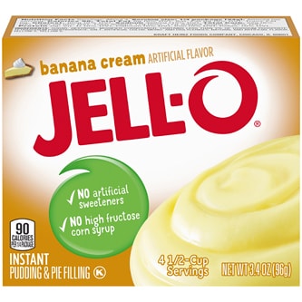 Jell-O Instant Pudding & Pie Filling, Banana Cream