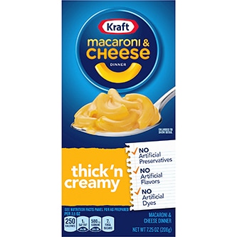 Kraft Macaroni and Cheese Dinner, Thick 'n Creamy
