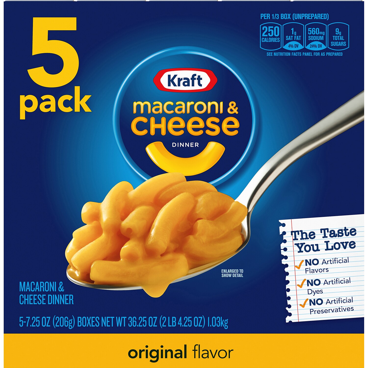 Kraft Macaroni & Cheese Dinner, Original