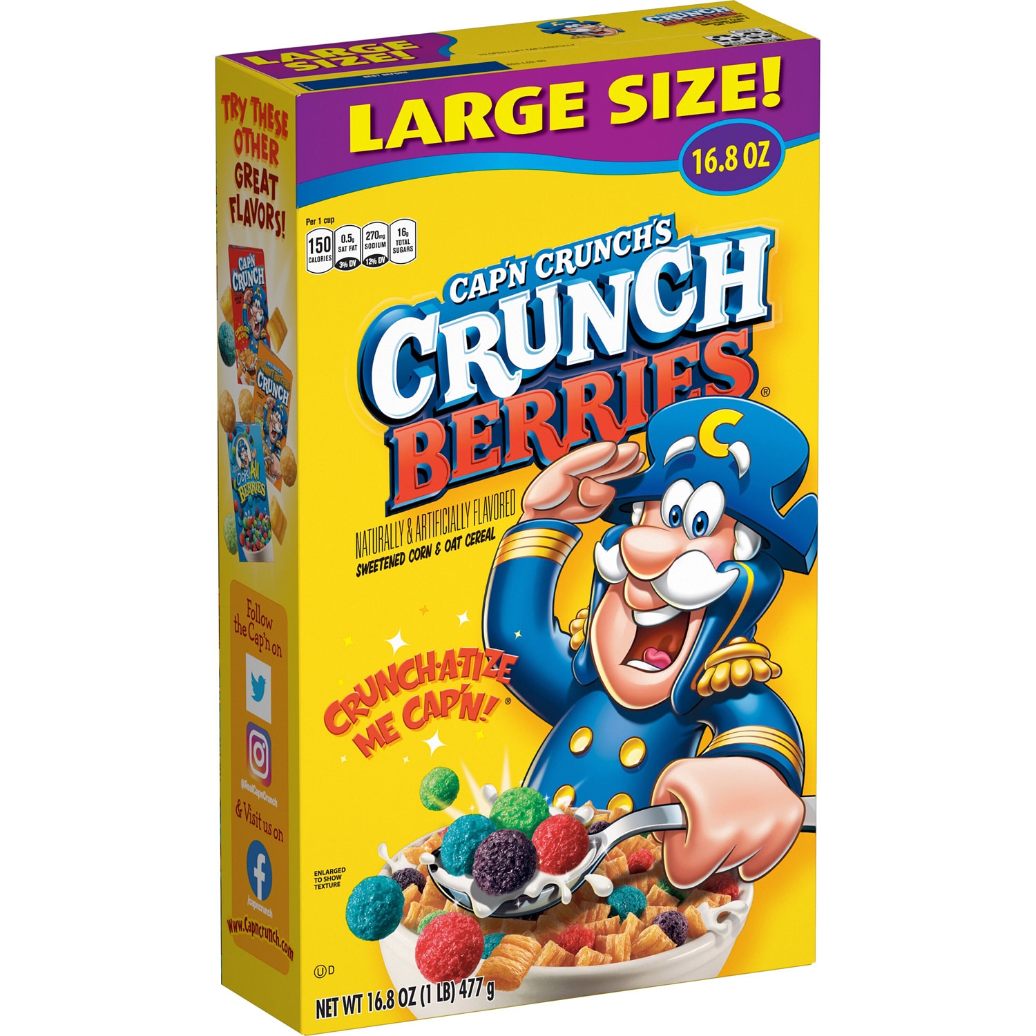 Quaker Cap'n Crunch's Crunch Berries Cereal