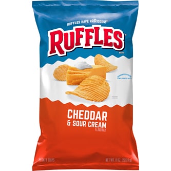 Ruffles Potato Chips, Cheddar & Sour Cream