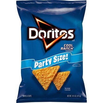 Doritos Cool Ranch Tortilla Chips, Party Size
