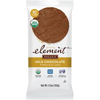 Element Organic Rice Cakes, Milk Chocolate