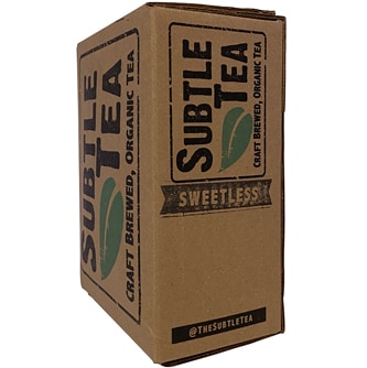 Subtle Tea Craft Brewed Organic Tea, Sweetless, Carton