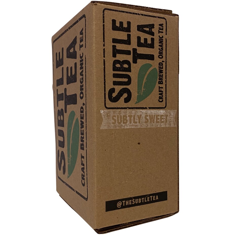 Subtle Tea Craft Brewed Organic Tea, Sweet, Carton