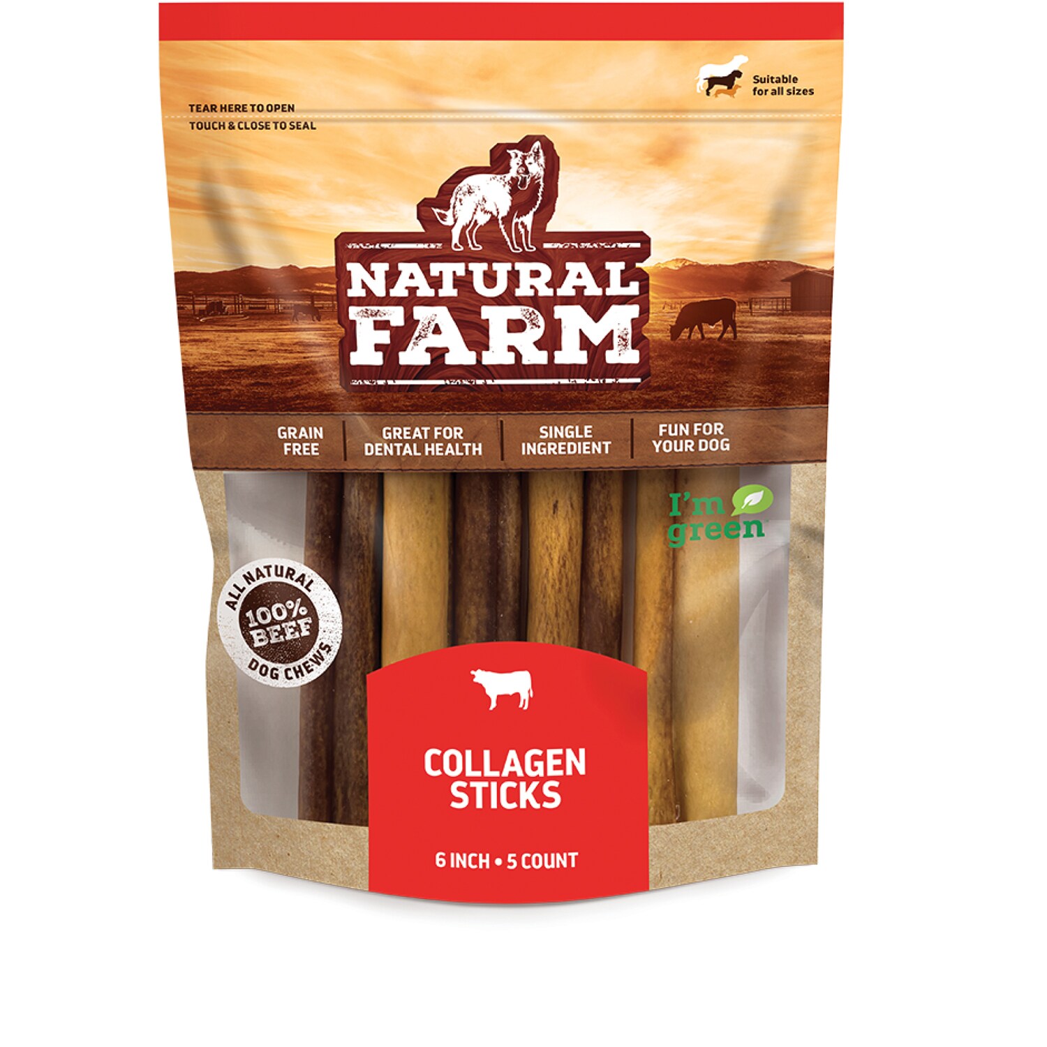 Natural Farm Odor-Free Collagen Sticks