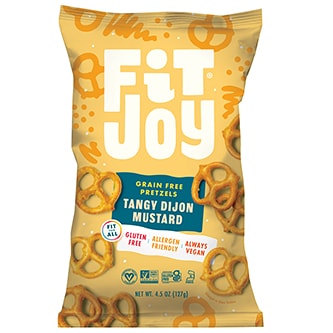 FitJoy Grain Free Pretzels, Tangy Dijon Mustard