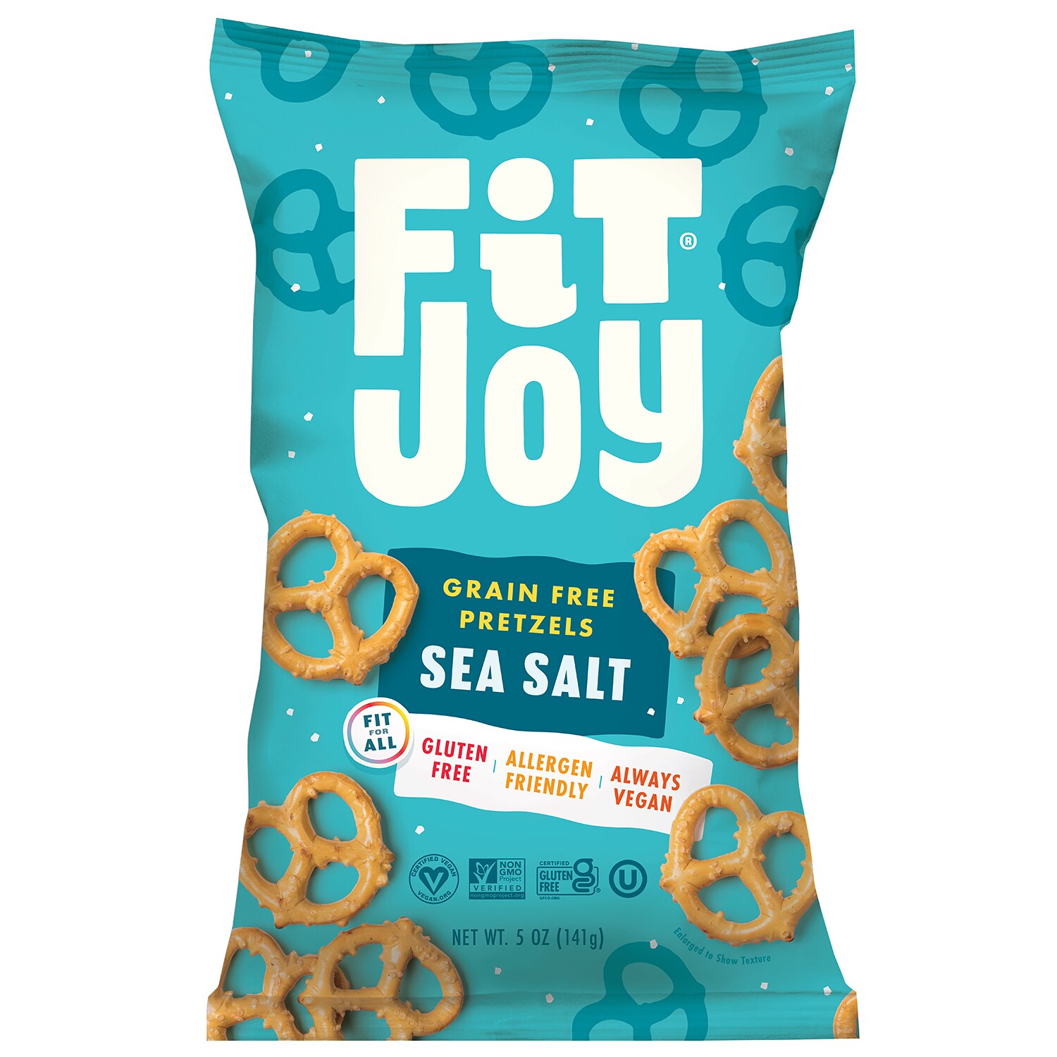 FitJoy Grain Free Pretzels, Sea Salt