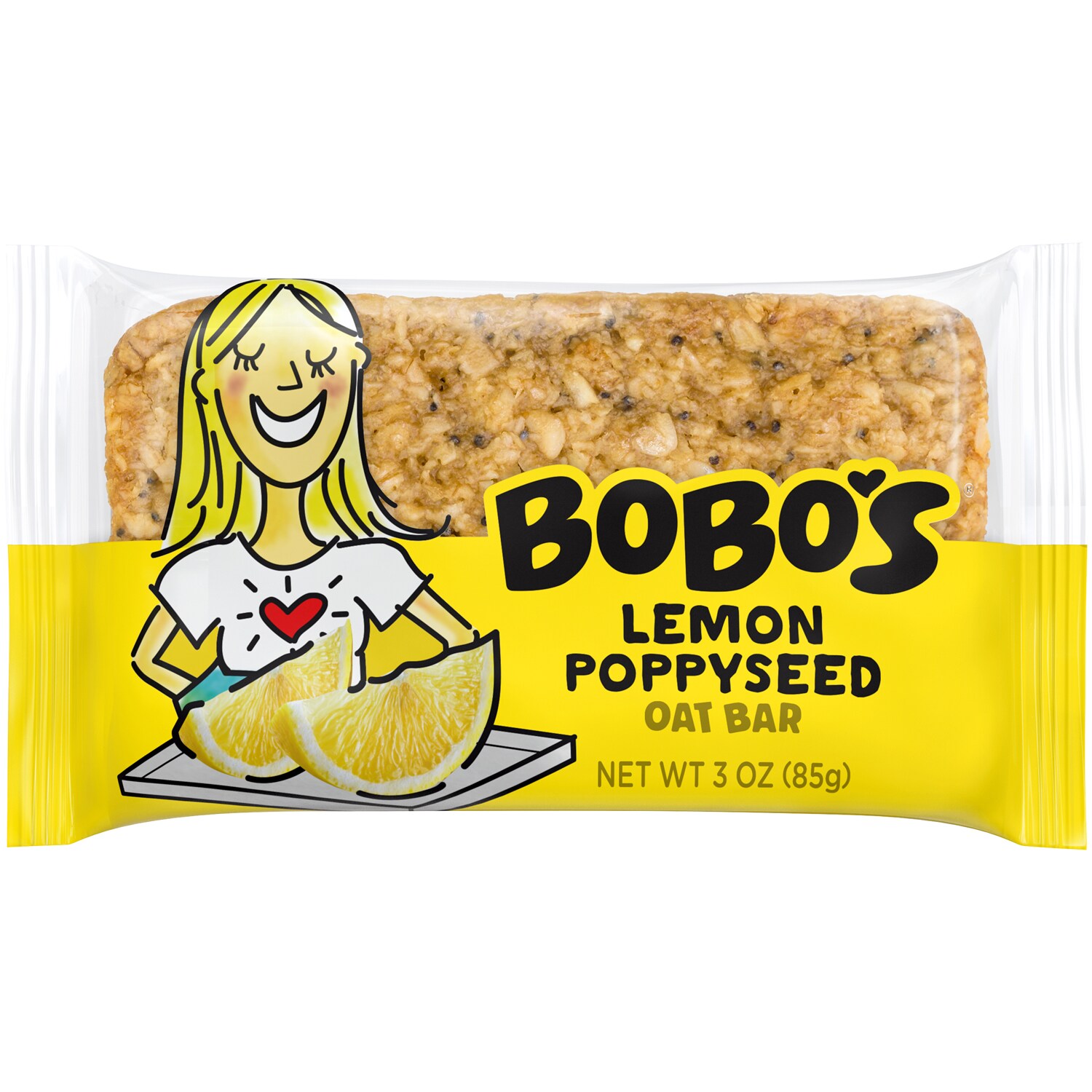 Bobo's Oat Bar, Lemon Poppyseed