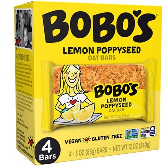 Bobo's Oat Bars, Lemon Poppyseed
