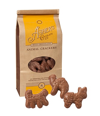 Asher's Animal Crackers, Milk Chocolate