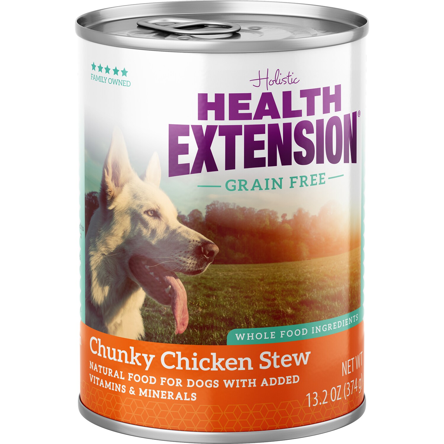 Health Extension Grain Free Wet Dog Food, Chunky Chicken Stew