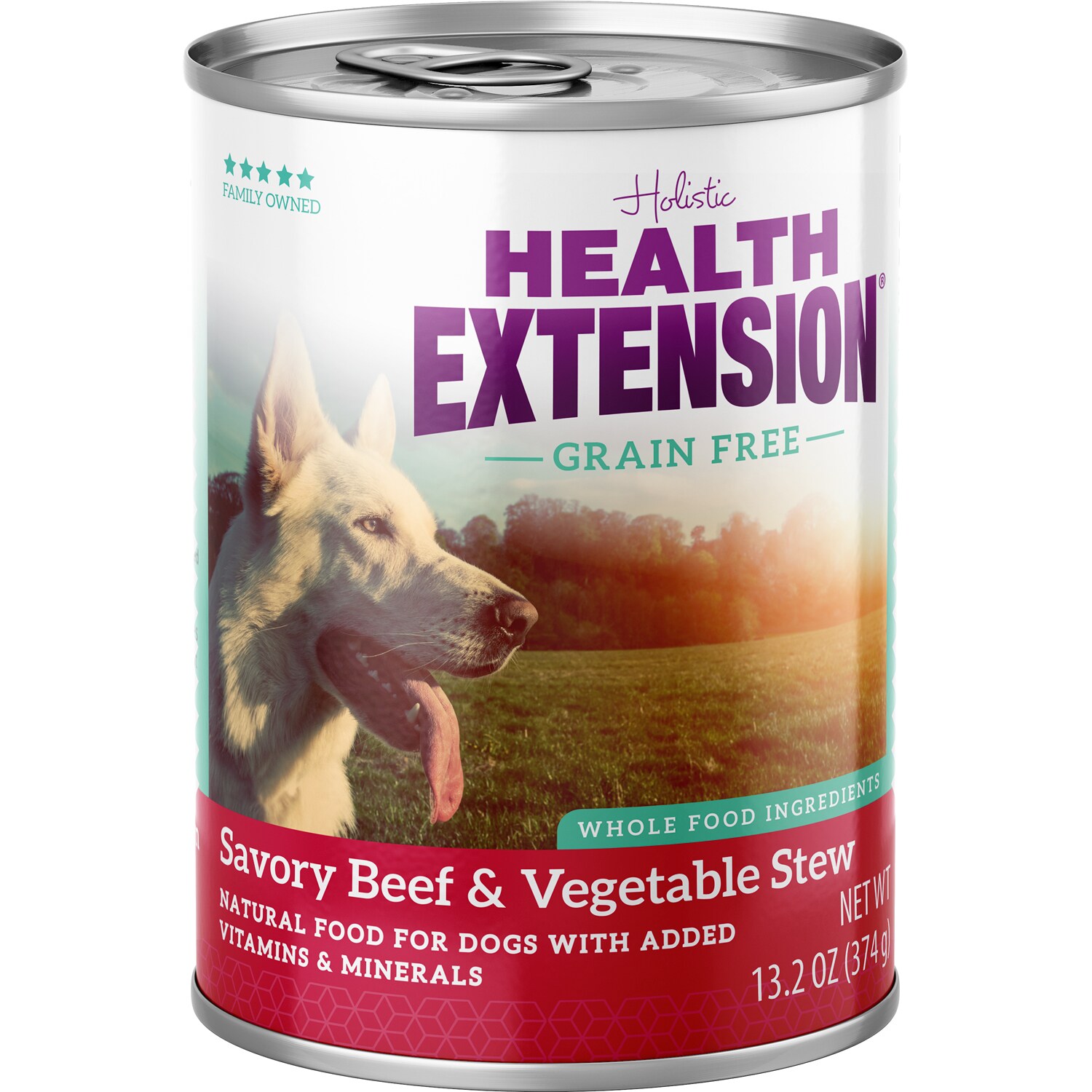 Health Extension Grain Free Wet Dog Food, Savory Beef & Vegetable Stew