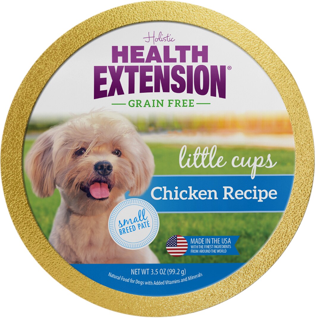 Health Extension Grain Free Little Cups Wet Dog Food, Chicken