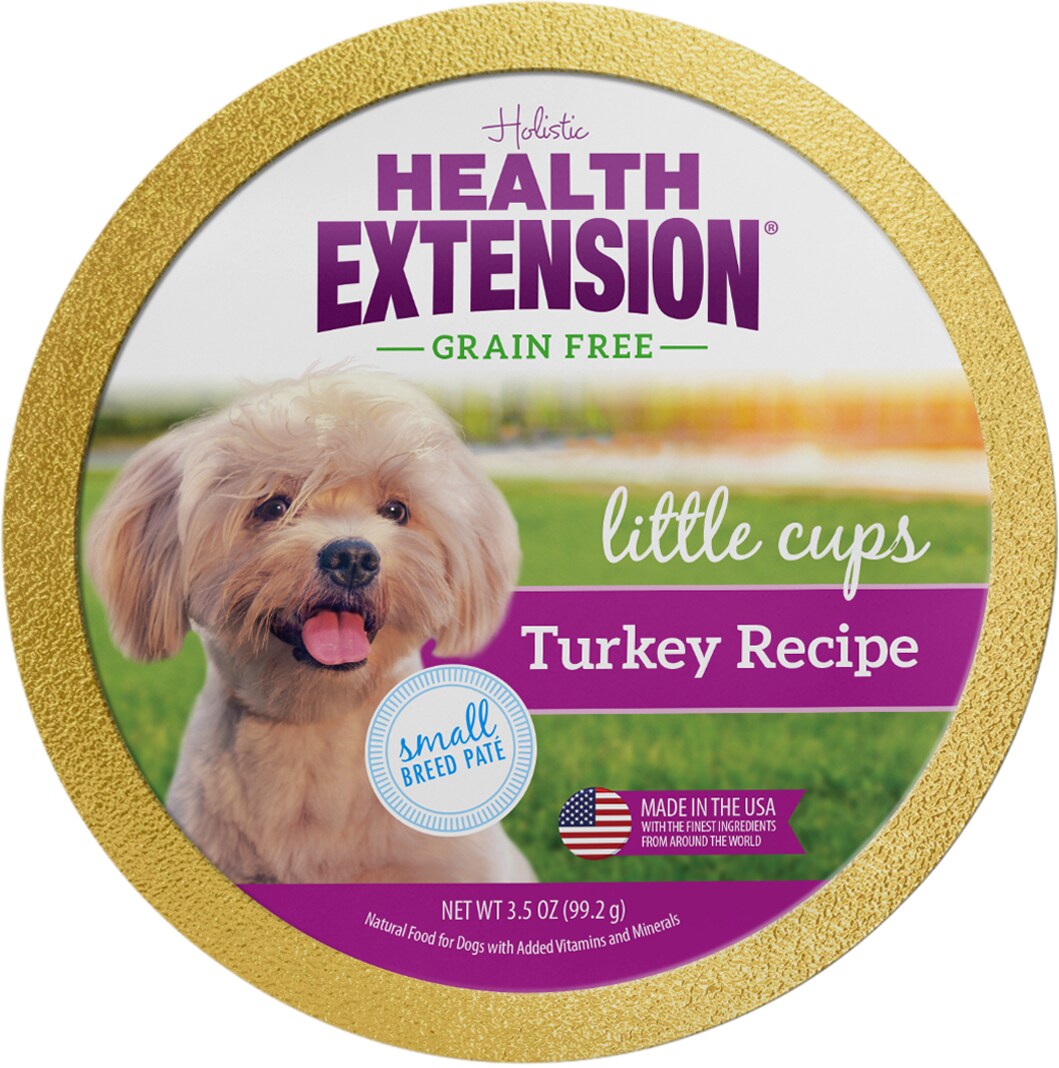 Health Extension Grain Free Little Cups Wet Dog Food, Turkey