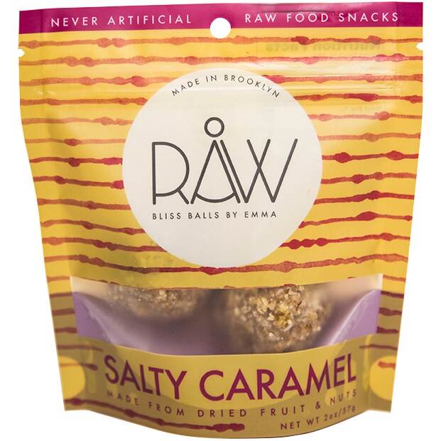 Råw Bliss Balls Raw Food Snacks, Salty Caramel