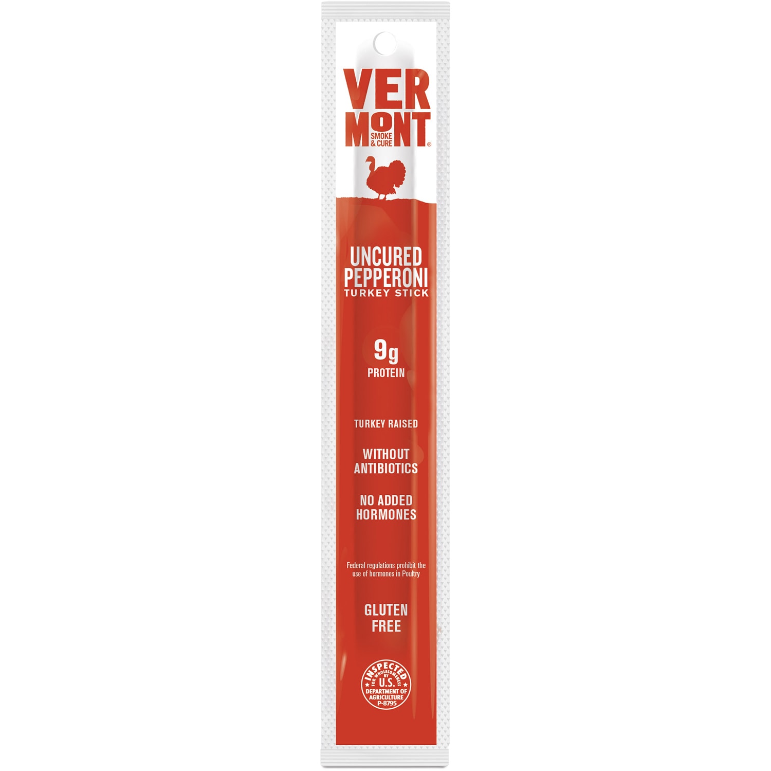 Vermont Smoke and Cure Turkey Stick, Uncured Pepperoni