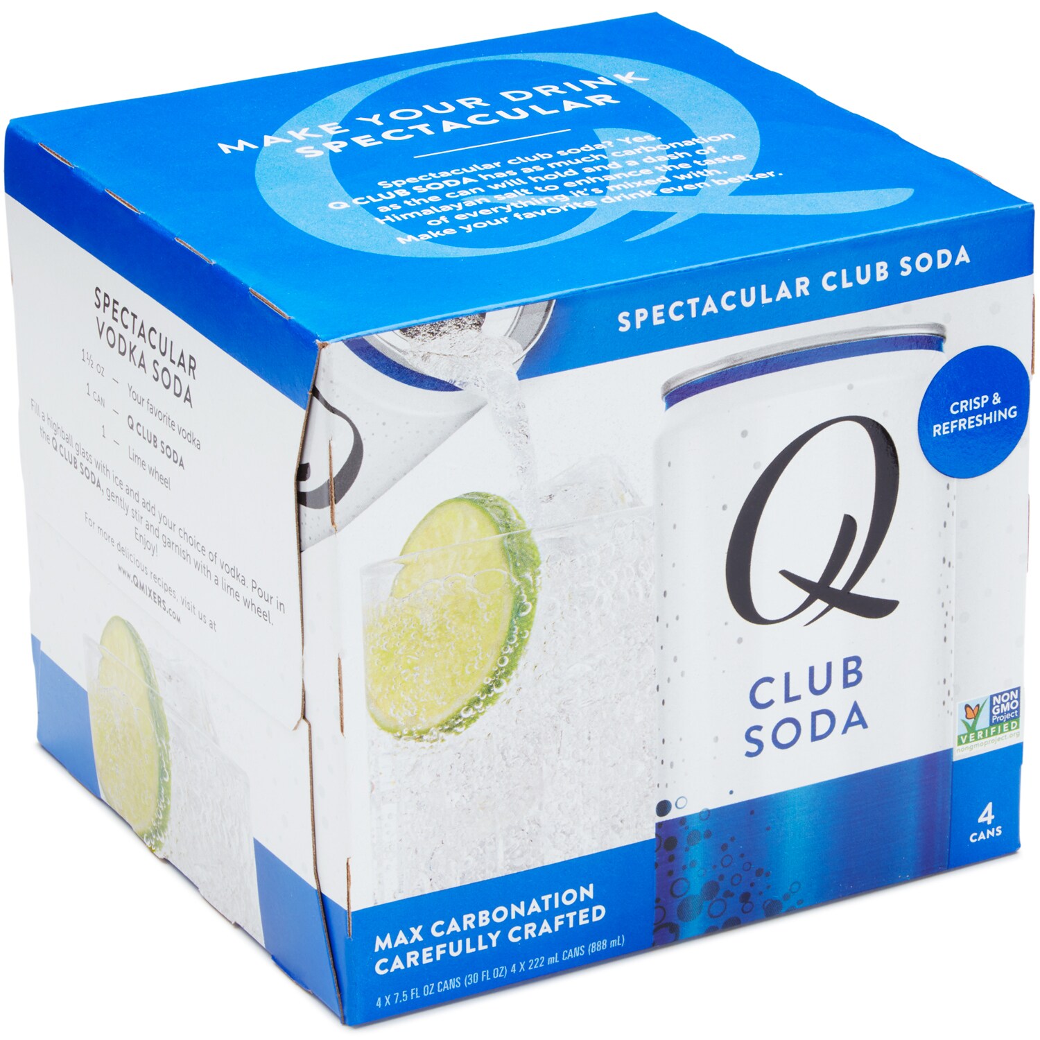 Q Club Soda, Cans