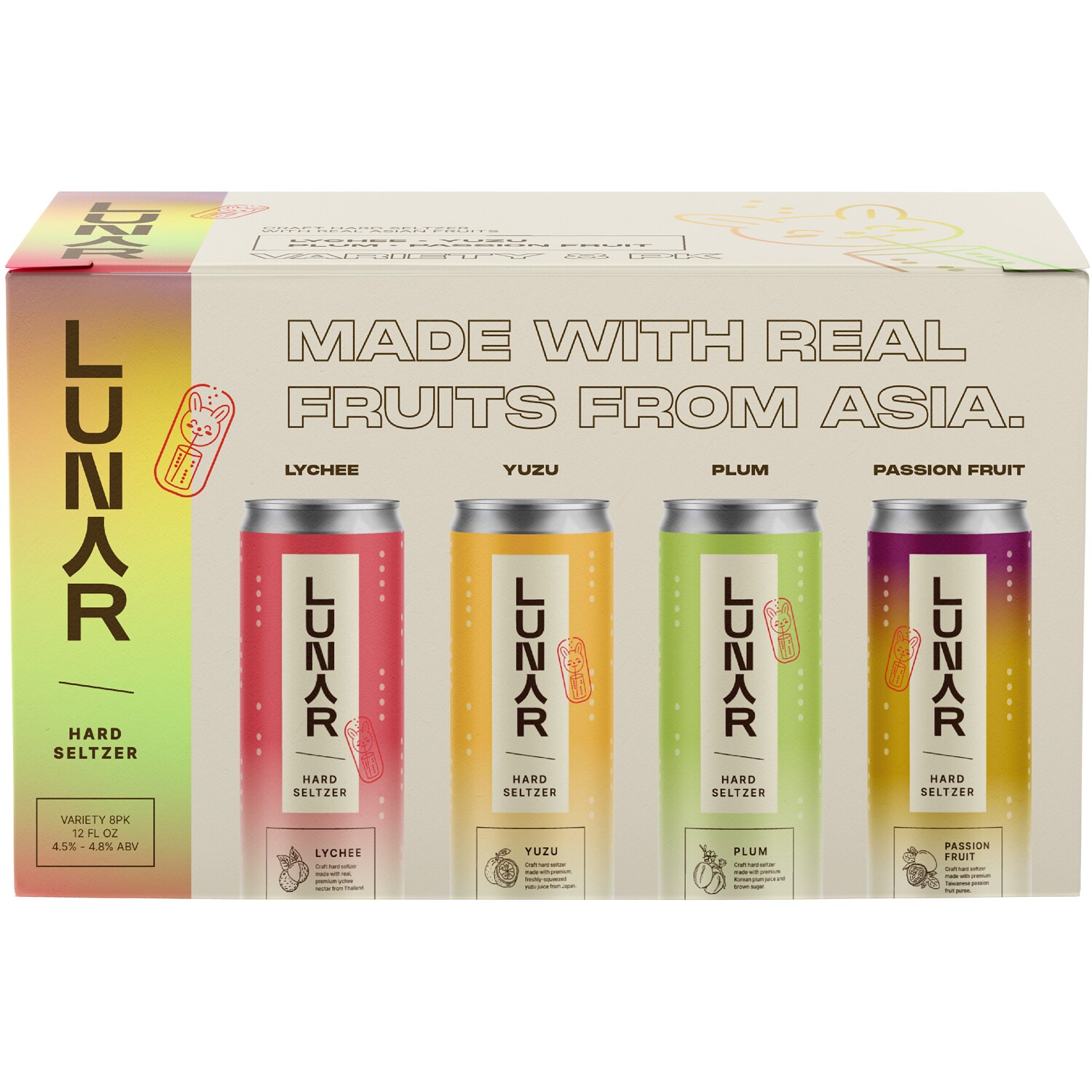 Lunar Hard Seltzer Variety Pack, Cans