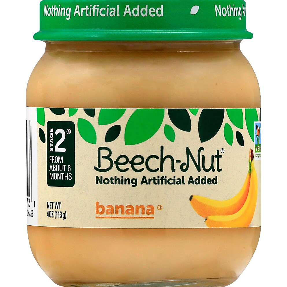 Beech-Nut Stage 2 Baby Food, Banana