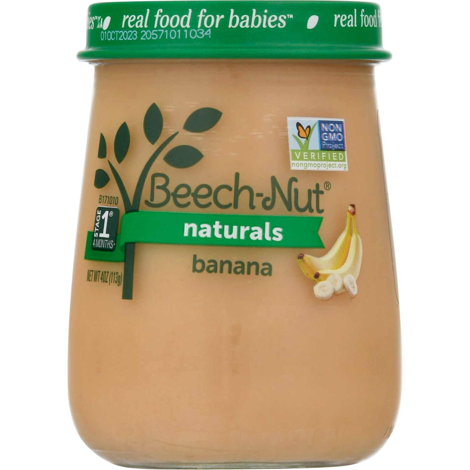 Beech-Nut Naturals Stage 1 Baby Food, Banana
