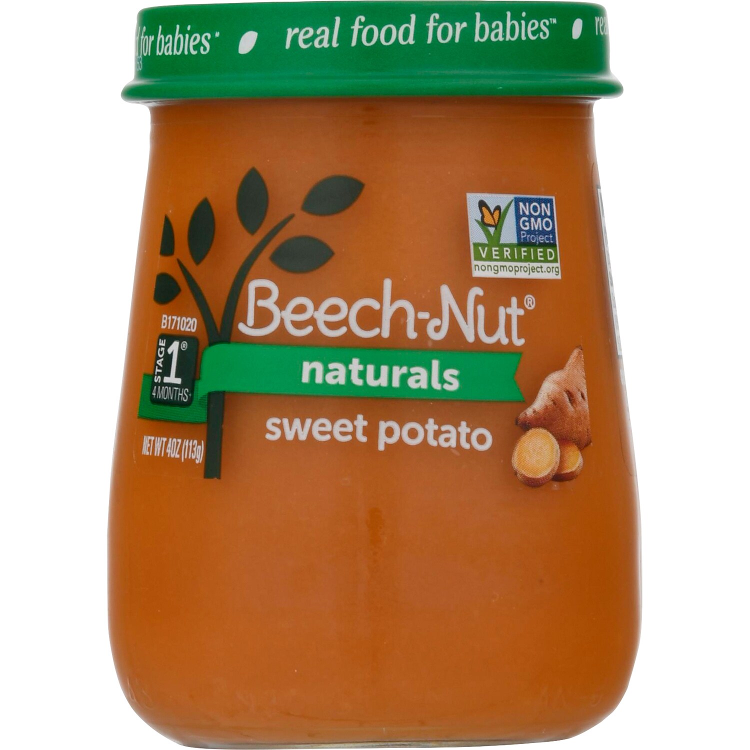 Beech-Nut Naturals Stage 1 Baby Food, Sweet Potato