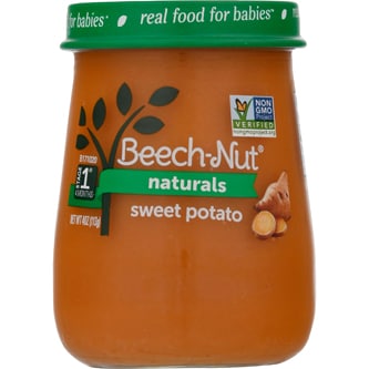 Beech-Nut Naturals Stage 1 Baby Food, Sweet Potato