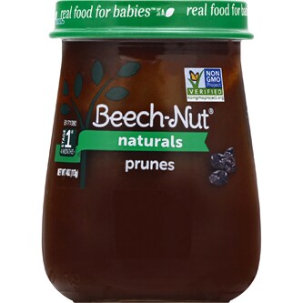 Beech-Nut Naturals Stage 1 Baby Food, Prunes