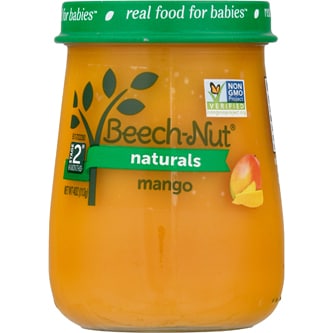 Beech-Nut Naturals Stage 2 Baby Food, Mango